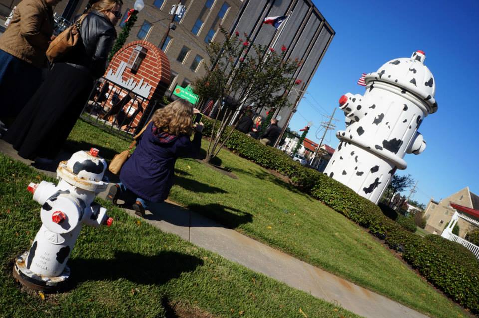 Beaumont Fire Hydrant Giant Dalmatian Fire Hydrant in Texas